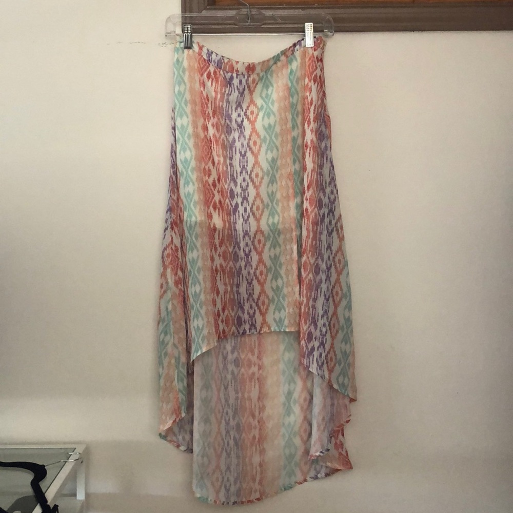 high low midi skirt